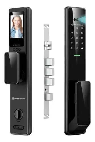 Fechadura Digital Primebras Zurich: Reconhecimento Facial e Vídeo Chamada