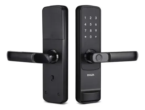 Fechadura Inteligente Digital Wifi Biométrica Smart Ekaza Preto