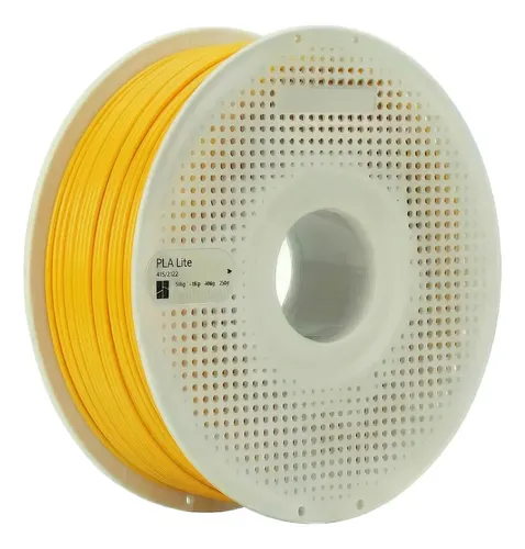 Filamento Bambu Lab PLA Lite Amarelo Girassol 1kg com Carretel