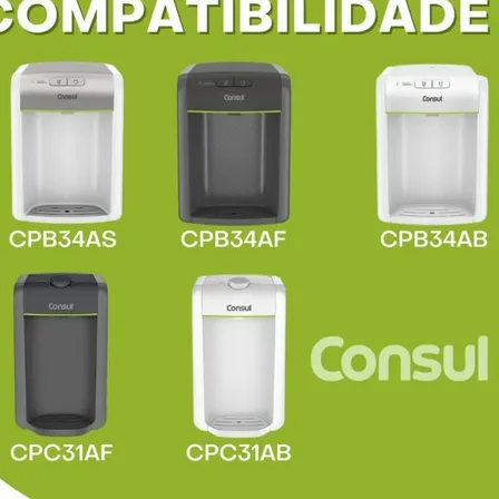 Filtro Refil para Purificadores Consul CPC30, CPC31 e CPB34/35/36
