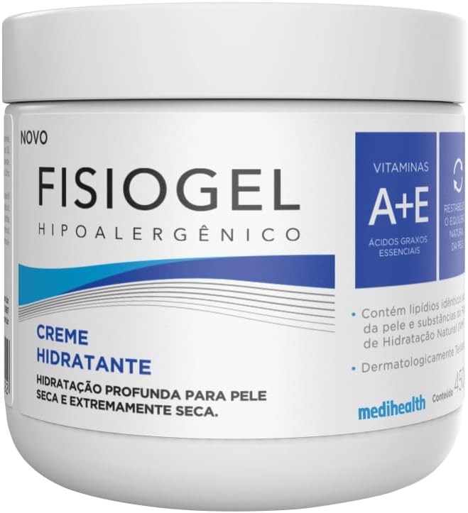 Fisiogel Hipoalergênico Creme Hidratante Corporal 450g