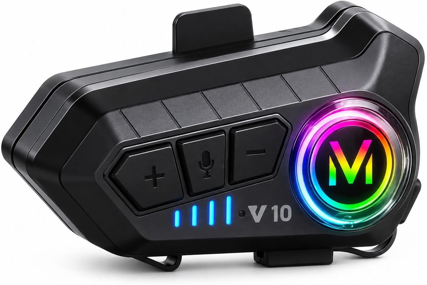 Fone Bluetooth Y10 para Capacete: Áudio e Comunicação para Motociclistas