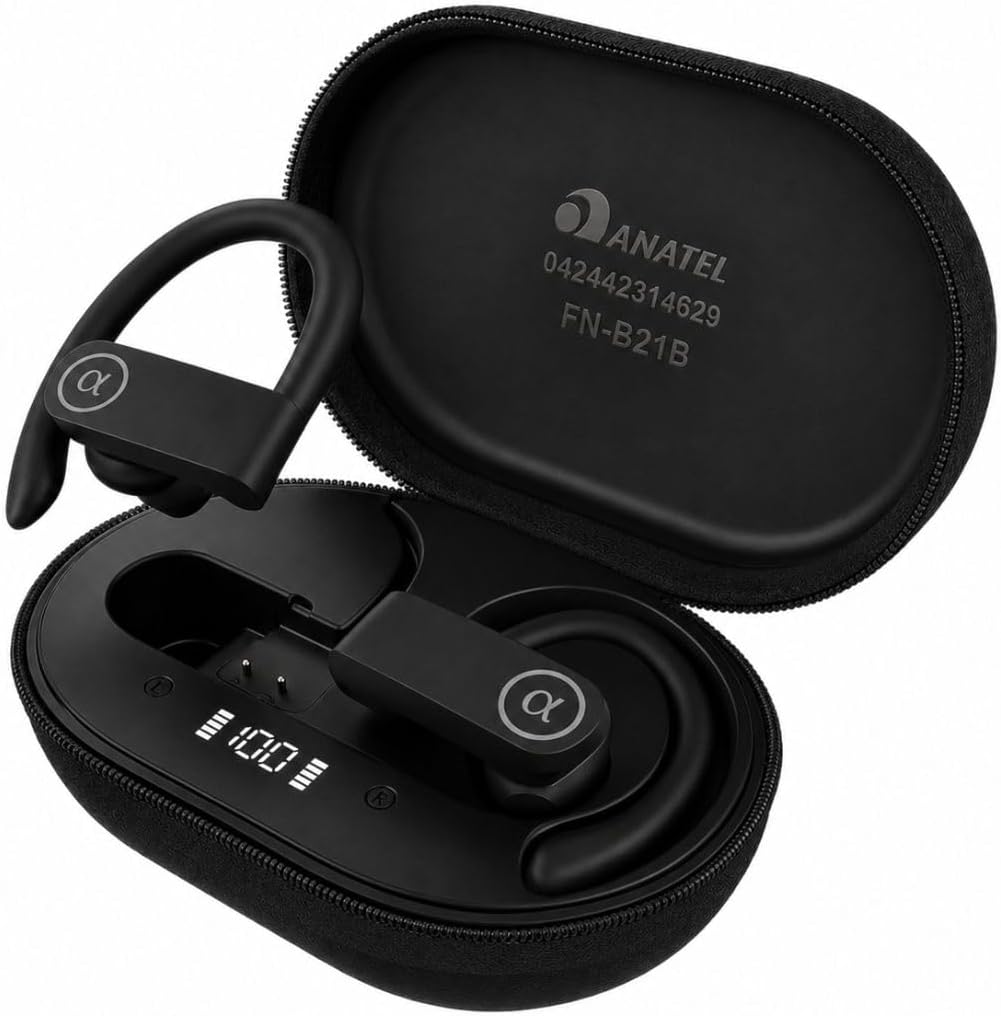 Review: Fone de Condução Óssea Bluetooth 5.4 Esportivo