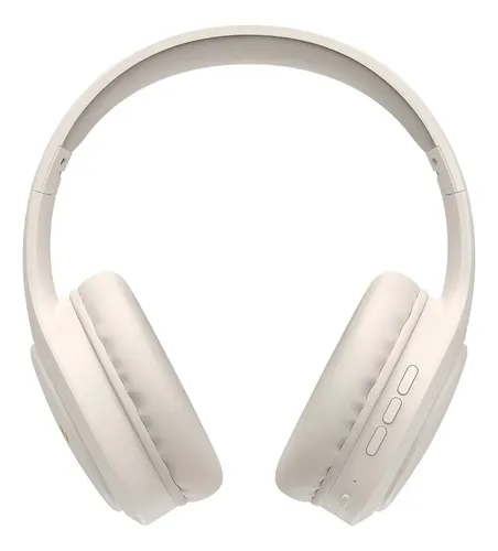 Fone De Ouvido Headphone Dapon H02d Bluetooth 5.1 Over-ear 22 Horas De Bateria Bege