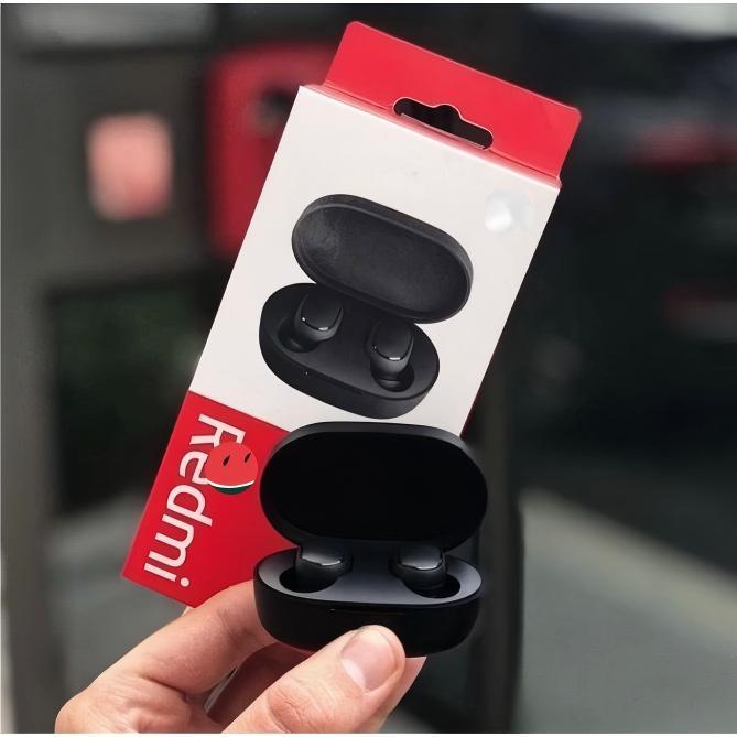 Fones de Ouvido Bluetooth TWS Estilo Redmi Airdots com Estojo Recarregável