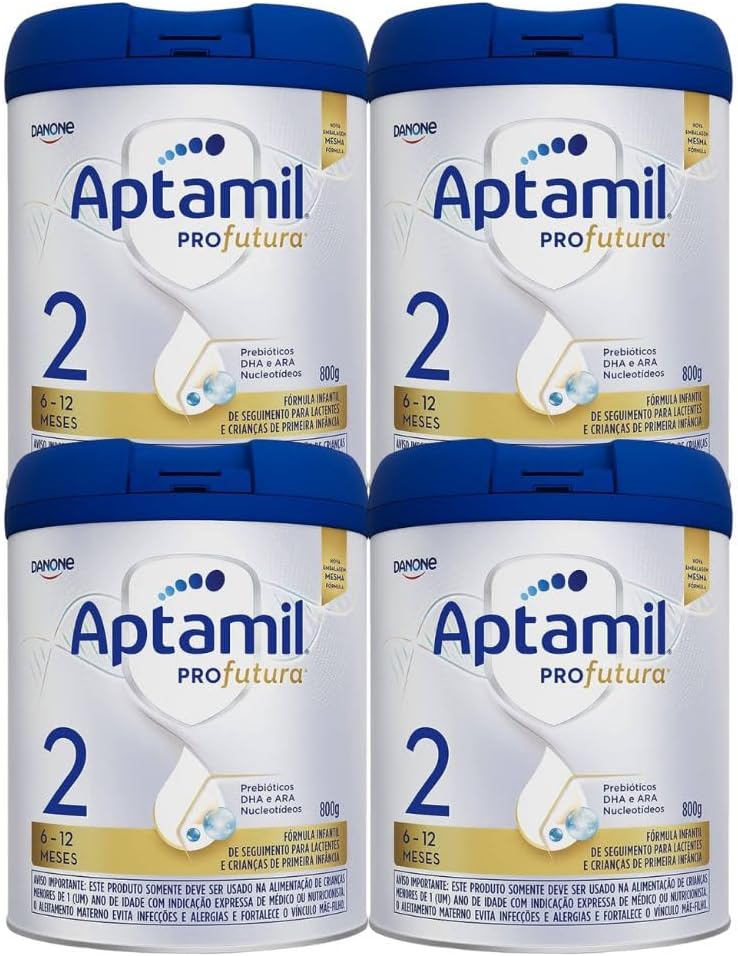 Análise da Fórmula Infantil Aptamil Profutura 2 - Kit com 4 Latas de 800g