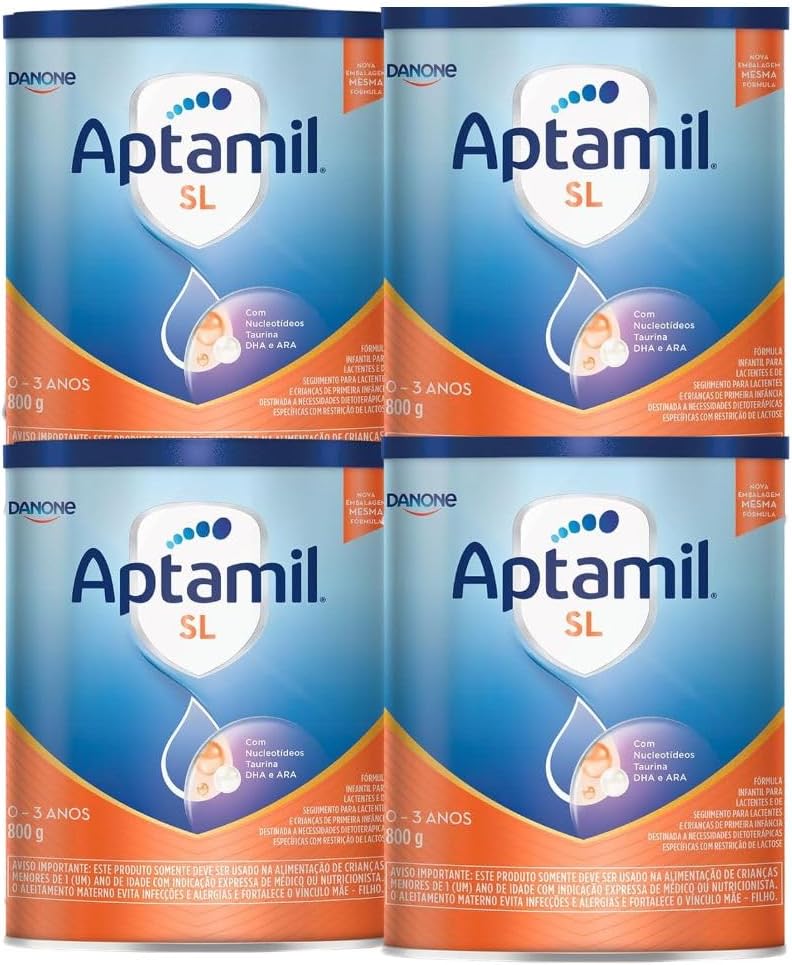 Fórmula Infantil Aptamil SL 800g (Kit 4 Latas): Vale a Pena?