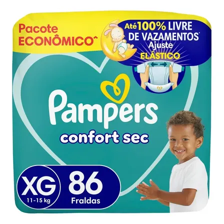 Pampers Confort Sec XG 86 Unidades: Vale a Pena?