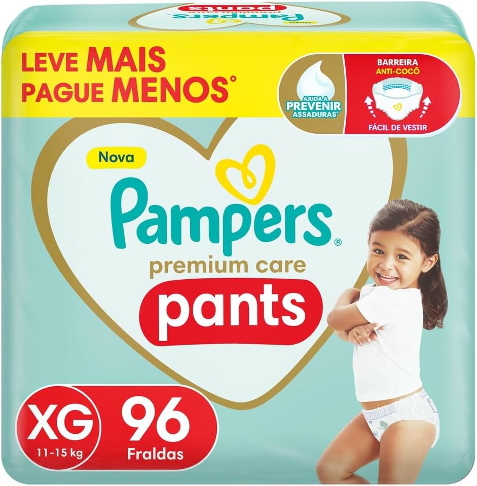 Fralda Pampers Pants Premium Care G - 136 Unidades