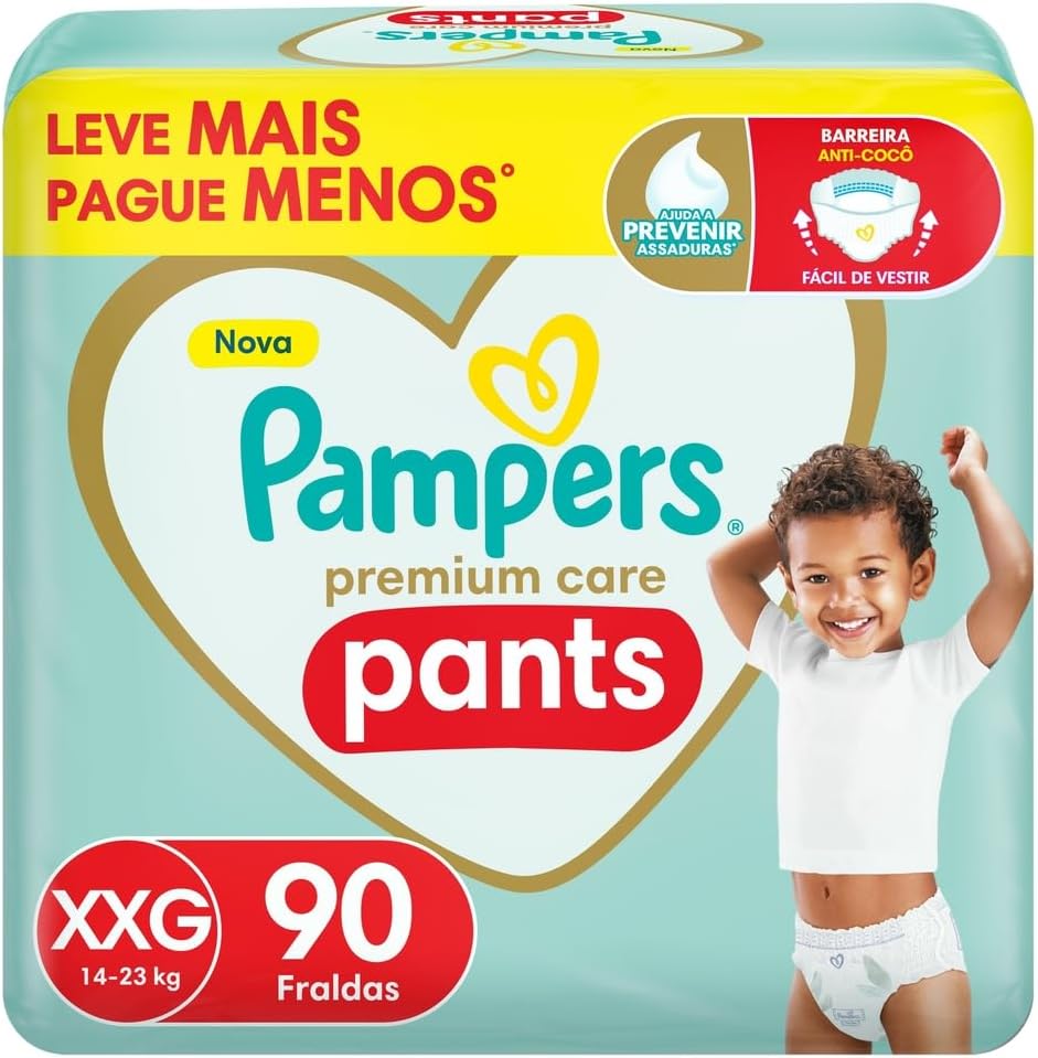 Fralda Pampers Premium Care Pants Tamanho XXG: A Melhor Escolha para Bebês Ativos