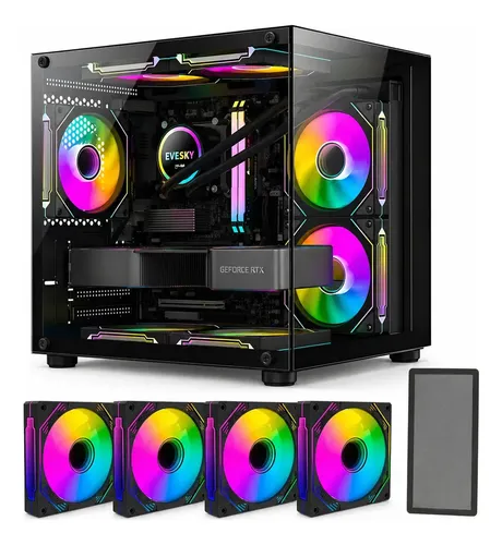 Gabinete Gamer Hayom Aquário: Vale a Pena? Análise do Modelo com 4 Fans RGB