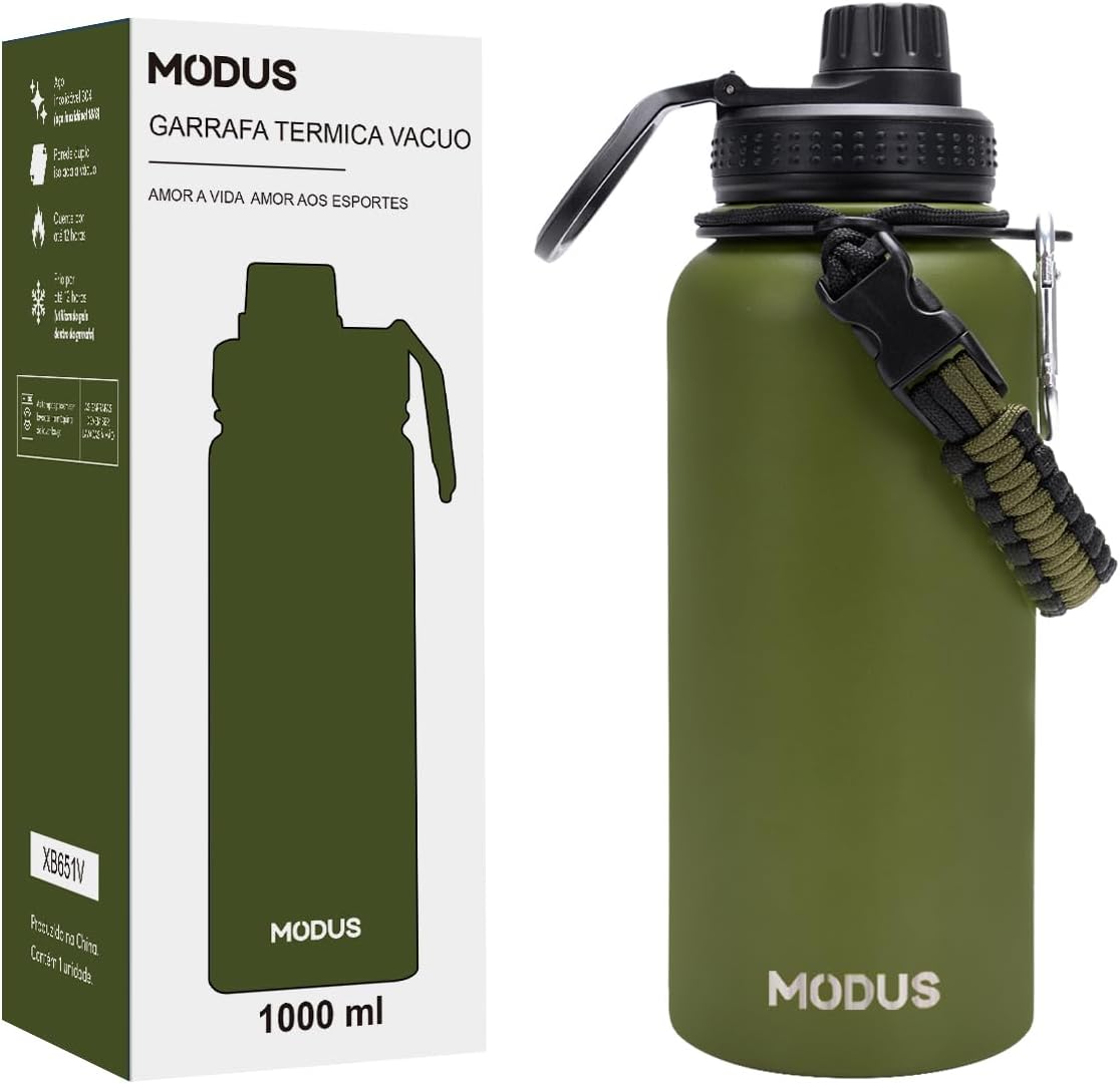 Garrafa Térmica Esportiva MODUS 950ml em Aço Inoxidável