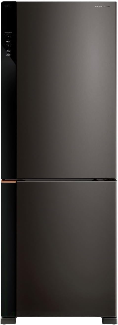 Geladeira Brastemp Smart Inverse 500L Black Inox BRE66AE