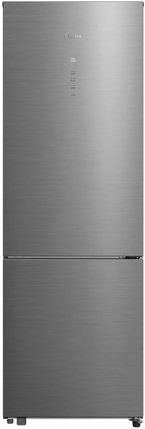 Geladeira Frost Free Inverse 401L Inverter Midea Cor Inox