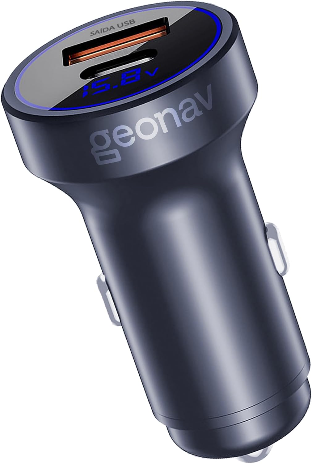Geonav SuperPower Duo 38W: Carregador Veicular Ultrarrápido