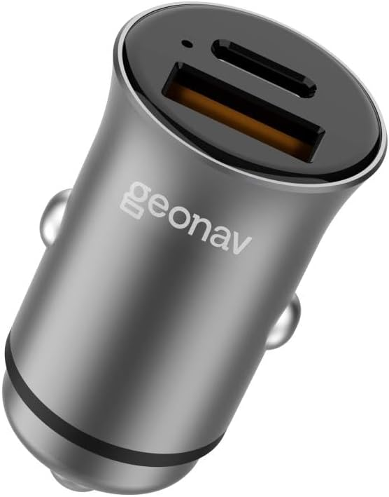 Geonav SuperPower Mini 20W: Carregador Veicular com Duas Portas