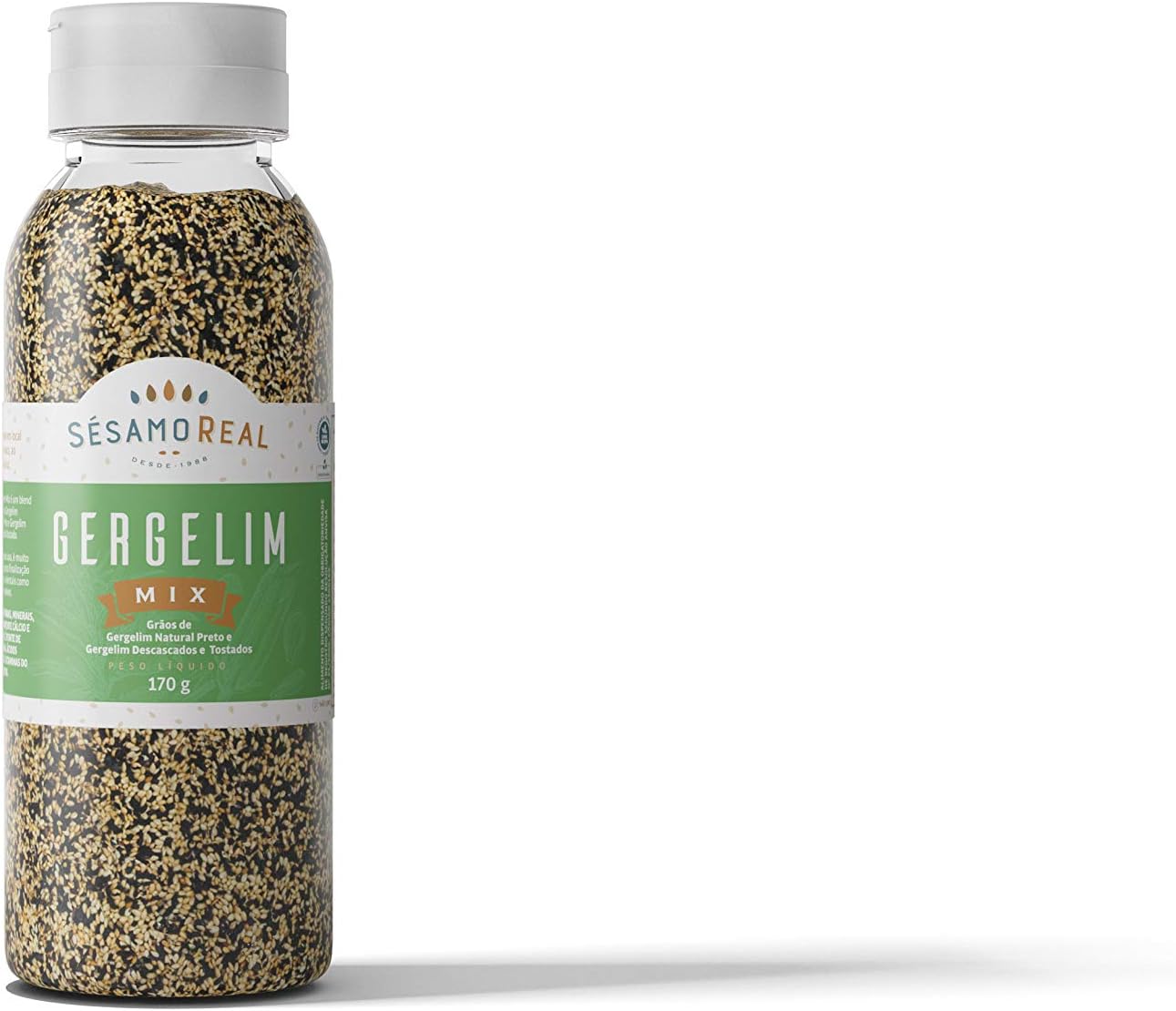 Gergelim Mix Sésamo Real 170g: Branco e Preto para Culinária Oriental