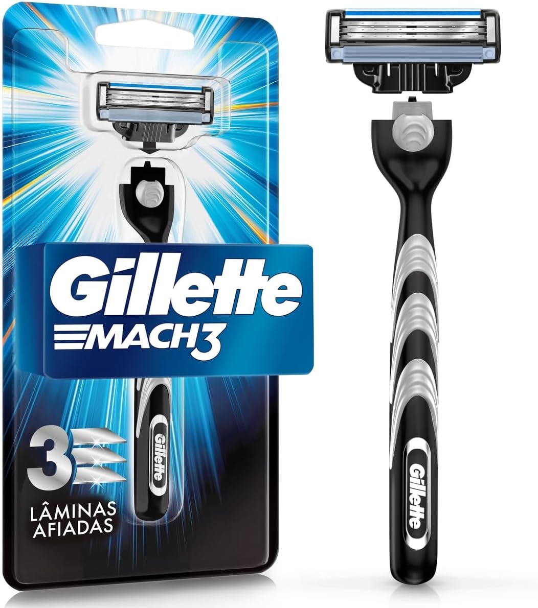 Gillette Mach3: O Clássico Aparelho de Barbear com 3 Lâminas
