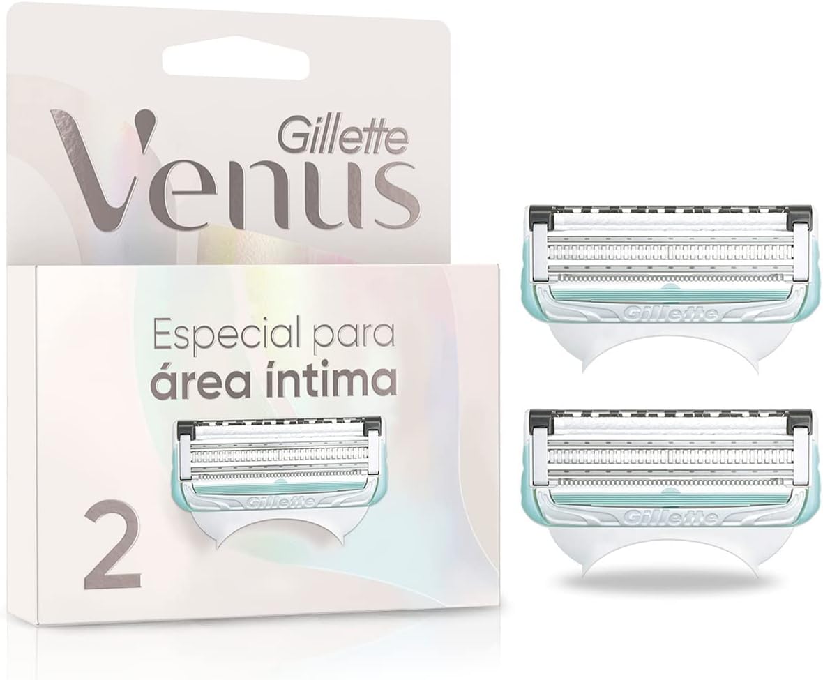 Gillette Venus para Área Íntima: Carga para Depilação com 2 Unidades