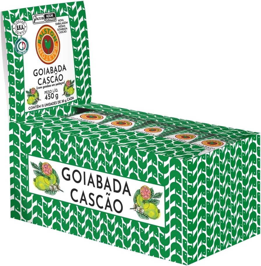 Goiabada Cascão Ralston: Display com 15 Unidades de 30g