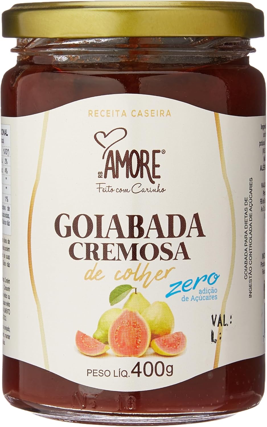 Goiabada Cremosa RB Amore Zero Açúcar 400g