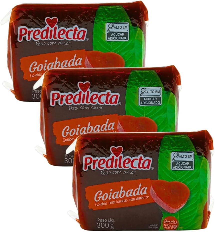 Goiabada Predilecta Flow Pack 300g (Kit com 3 unidades)