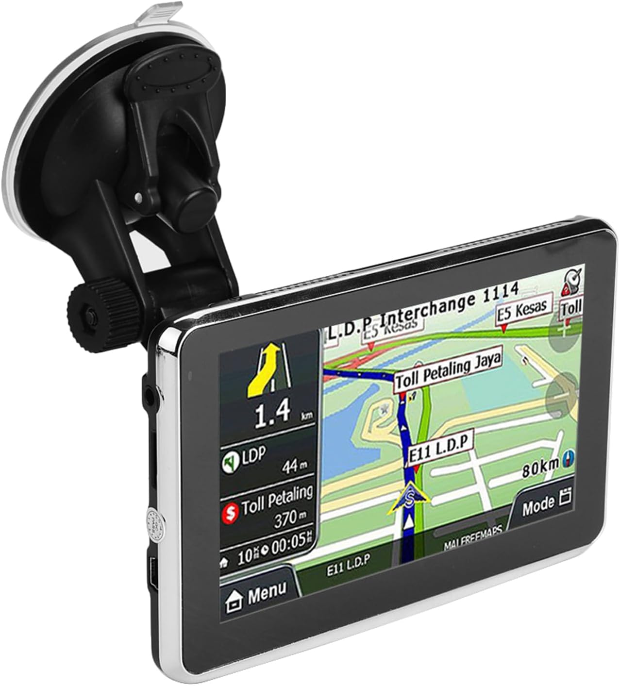 GPS Automotivo Universal VBESTLIFE com Tela de 5 Polegadas e Voz