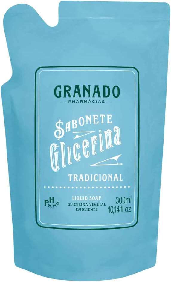 Granado Refil Sabonete Líquido Glicerina Tradicional 300ml