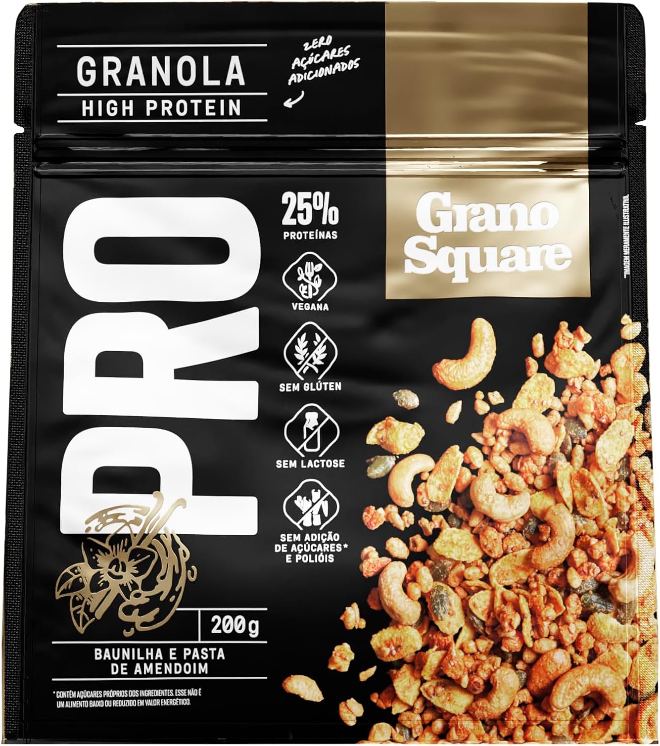 Avaliação: Granola GranoSquare PRO Baunilha e Pasta de Amendoim