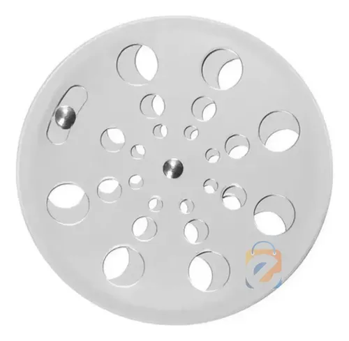 Grelha de Ralo Redonda Etools em Aço Inox 15x15cm com Fecho