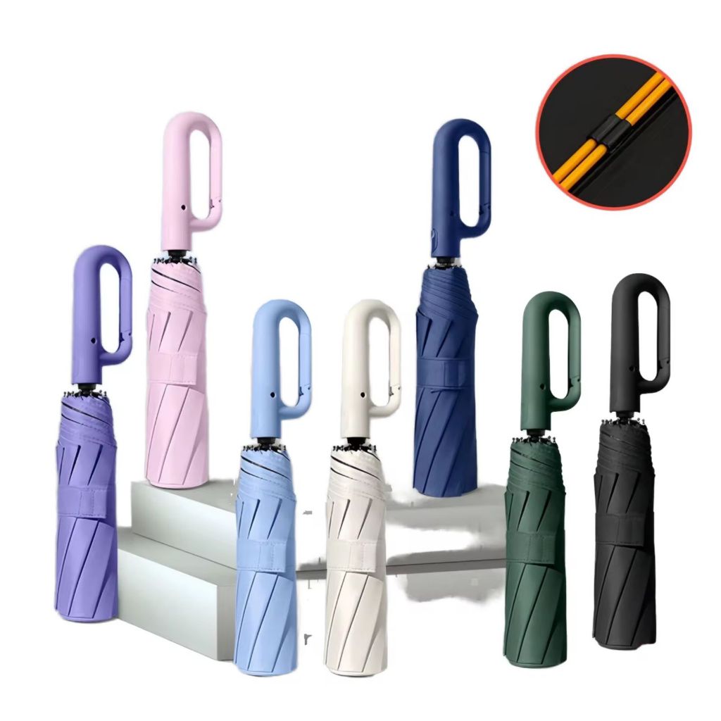 Guarda-Chuva Automático Alta Resistência com Proteção UV