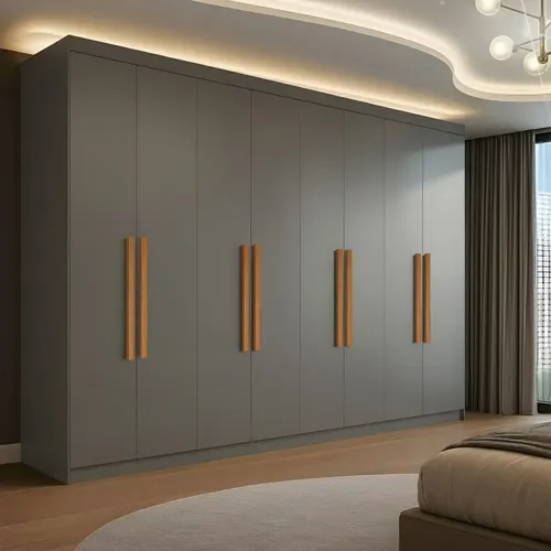 Guarda Roupa Casal 8 Portas e 4 Gavetas Paris Espresso Móveis