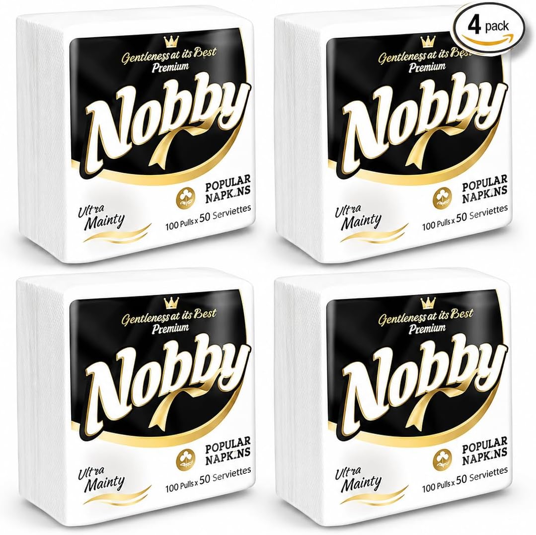 Guardanapo de Papel Folha Dupla Nobby Pequeno 200 Folhas