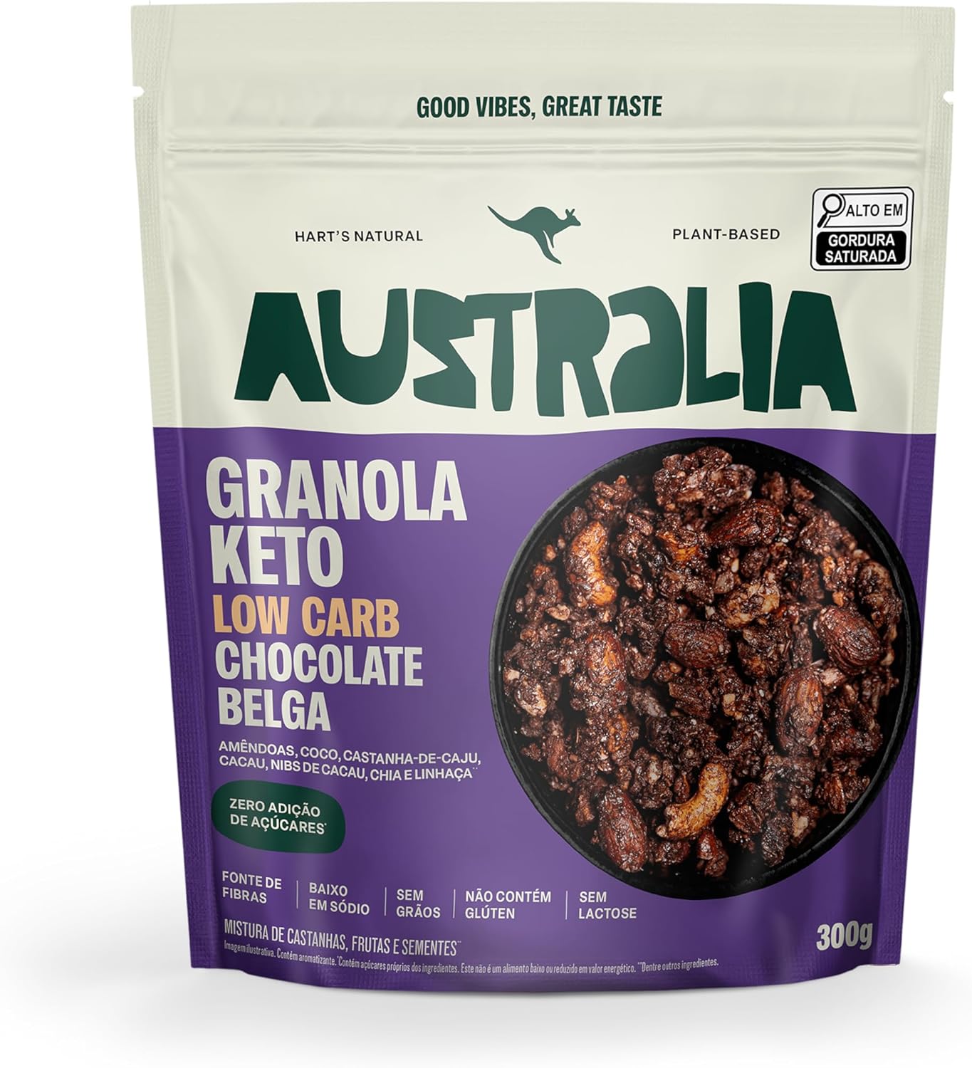 Hart's Natural Granola Australia Keto Belgian Chocolate: Análise Completa