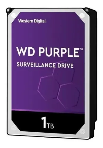 HD 1TB Western Digital Purple SATA para CFTV e Vigilância