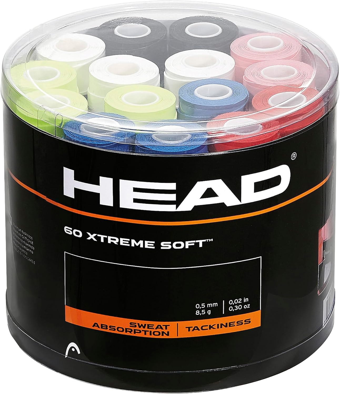 HEAD Overgrip Soft: Pacote Econômico com 60 Unidades para Tênis