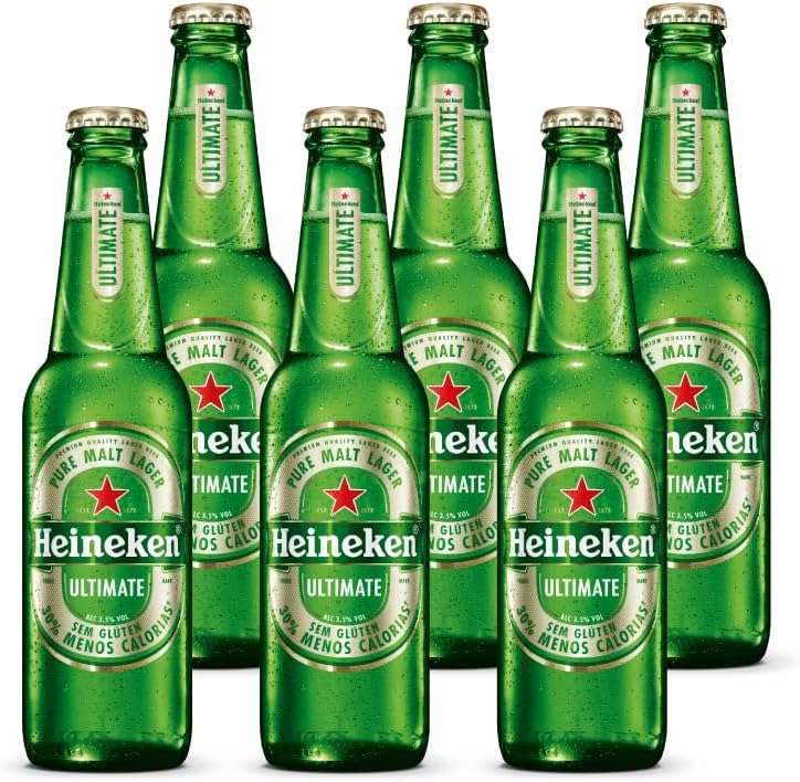 Cerveja Heineken Lager Puro Malte Long Neck Pack 6 Unidades