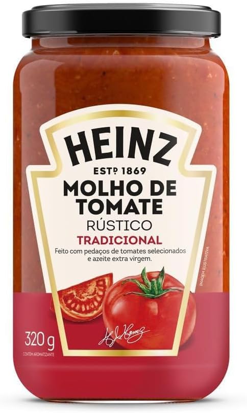 Heinz Molho de Tomate Rústico Tradicional 320g