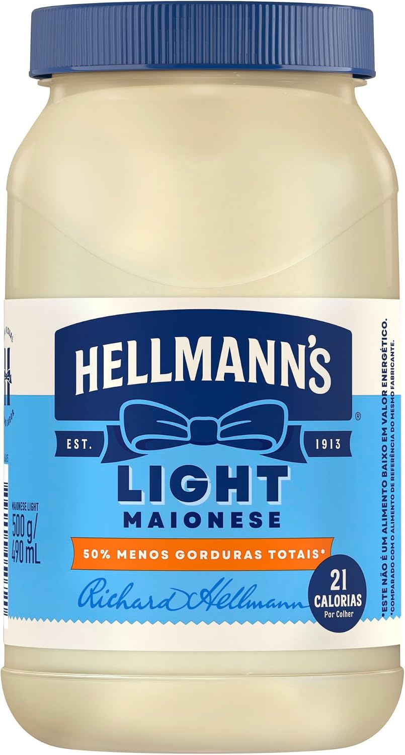 Maionese Hellmann's Light 500g: Equilíbrio entre Sabor e Calorias
