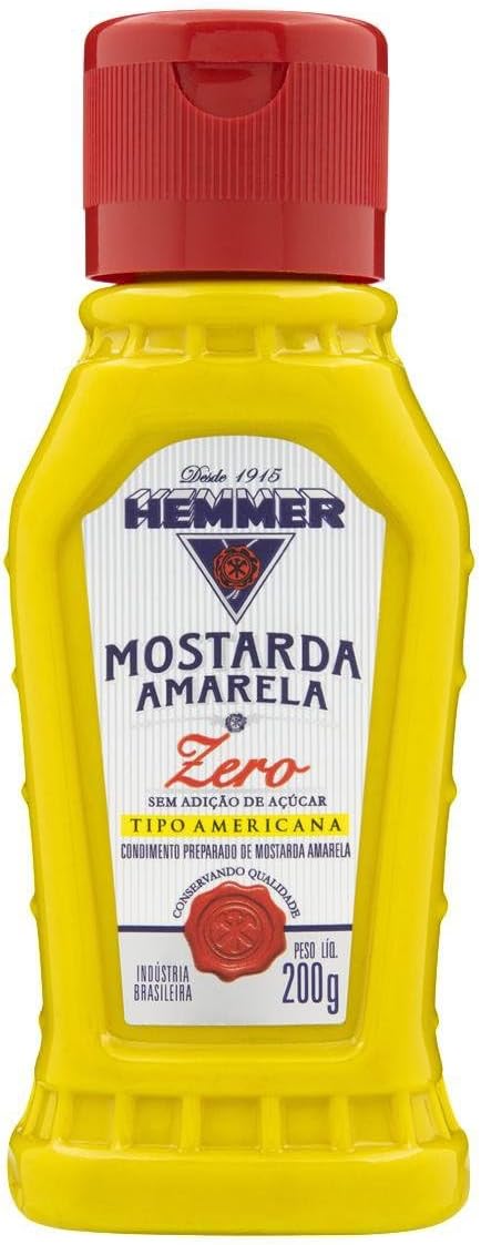 Hemmer Mostarda Amarela Americana Zero Squeeze 200g