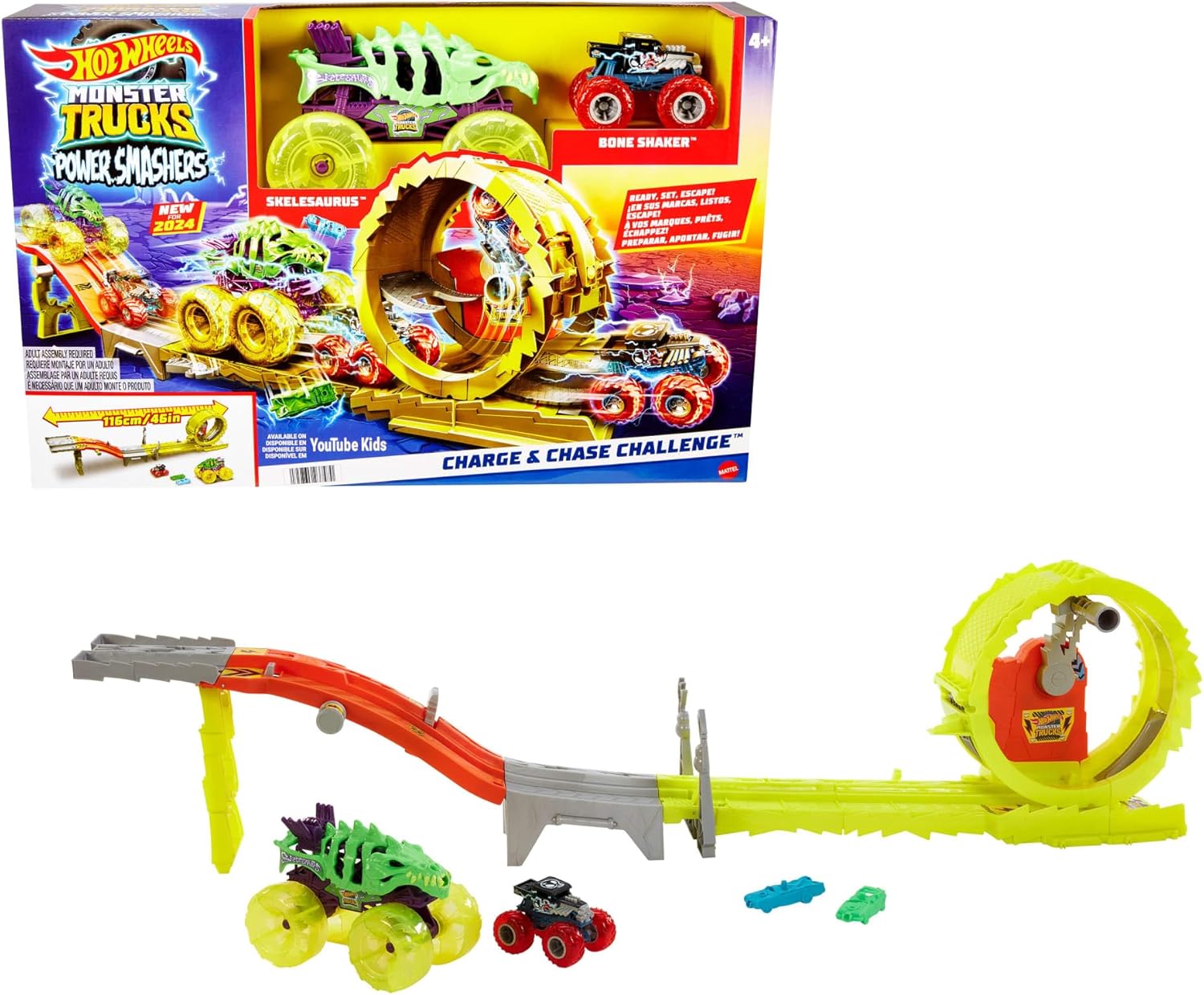 Hot Wheels Monster Trucks: Pista Arena Energia de Demolição