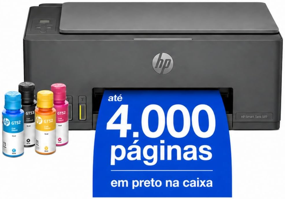 Impressora Multifuncional HP Smart Tank 589: Vale a pena?