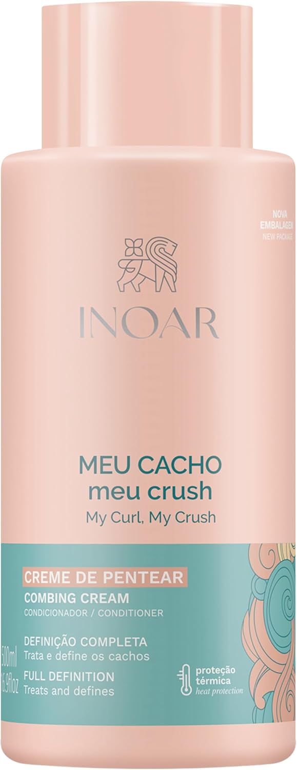 Inoar Meu Cacho, Meu Crush: Creme de Pentear para Definição e Hidratação