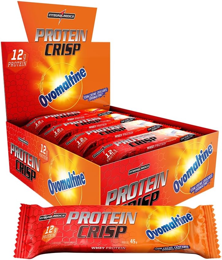 Whey Protein Crisp Bar Ovomaltine Integralmedica: Proteína com Sabor