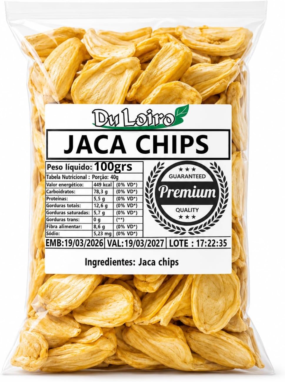 Jaca Chips Snack Crocante Premium (100g): O Petisco Vegano Diferenciado