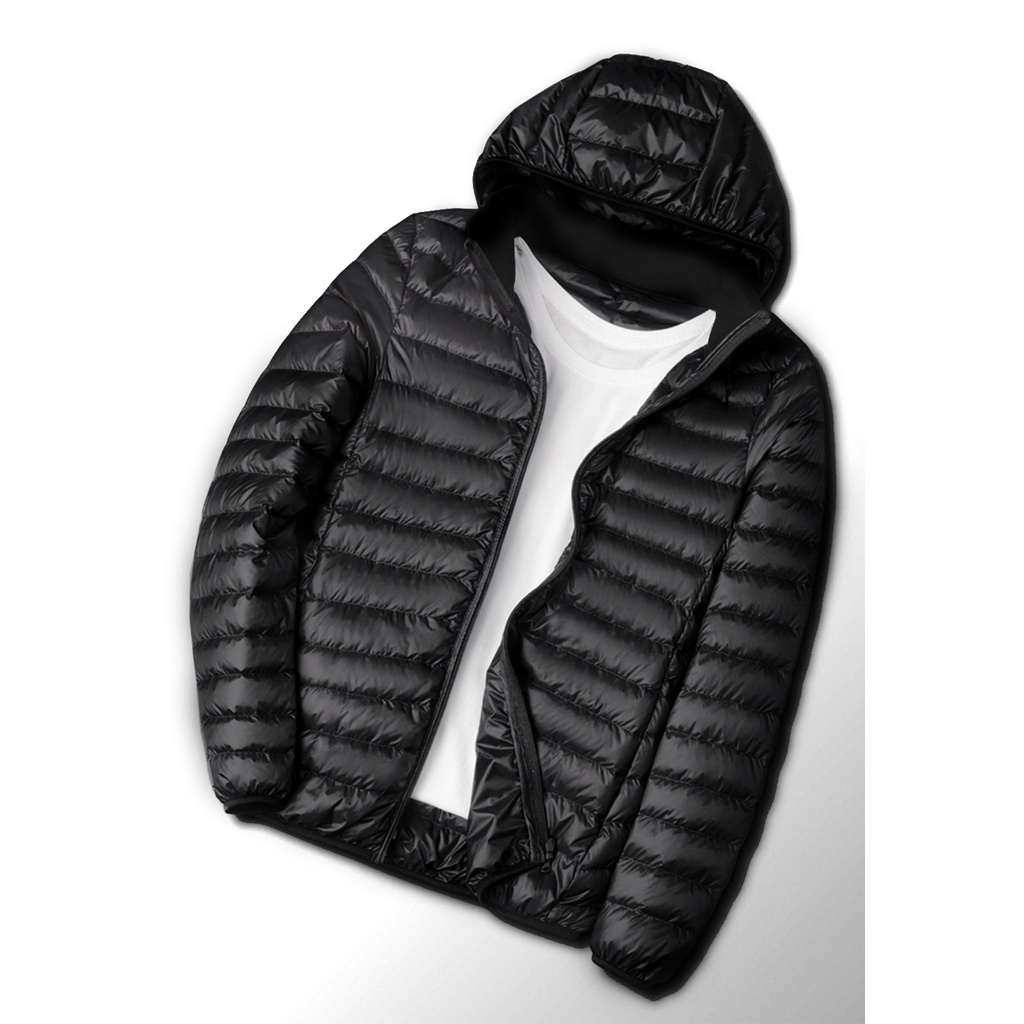 Jaqueta Bobojaco Impermeável Becker Puffer Masculina com Capuz