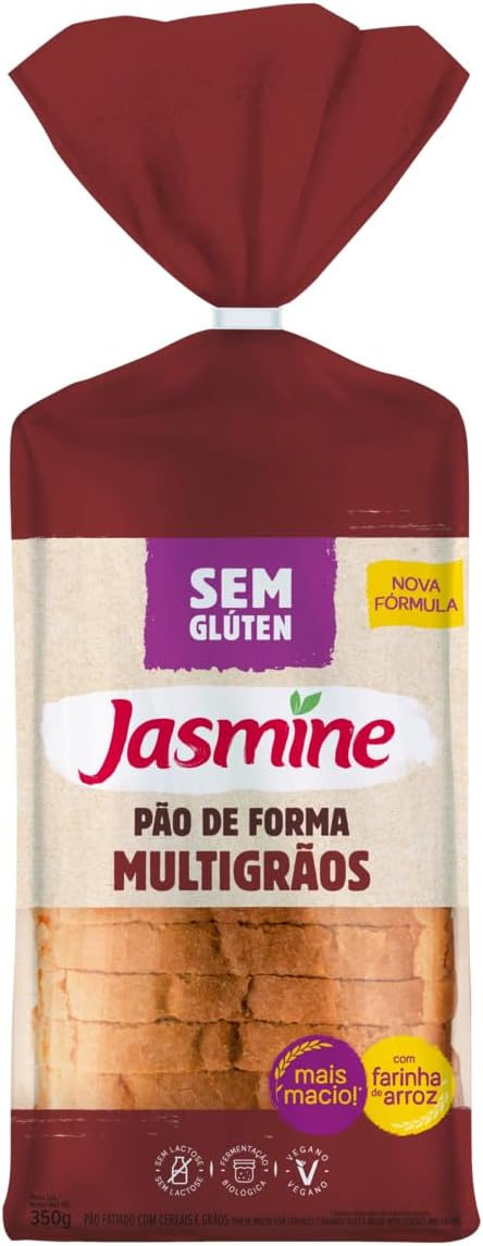 Jasmine Pão de Forma Multigrãos Sem Glúten 350g: Vale a pena?