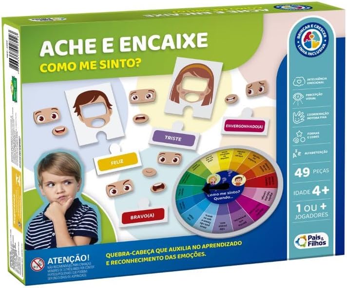 Análise: Jogo Ache e Encaixe - Como Me Sinto? da Pais & Filhos