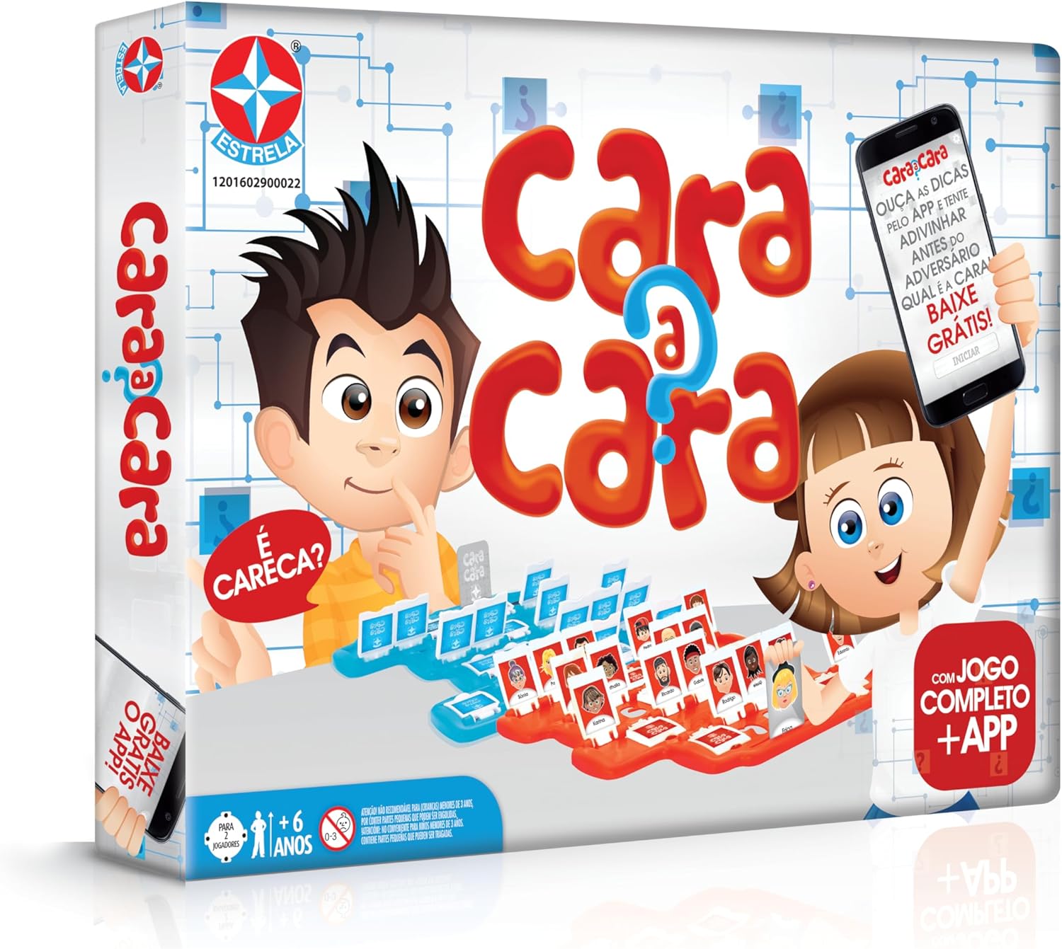 Jogo Cara a Cara Estrela: O Clássico de Adivinhação para Família