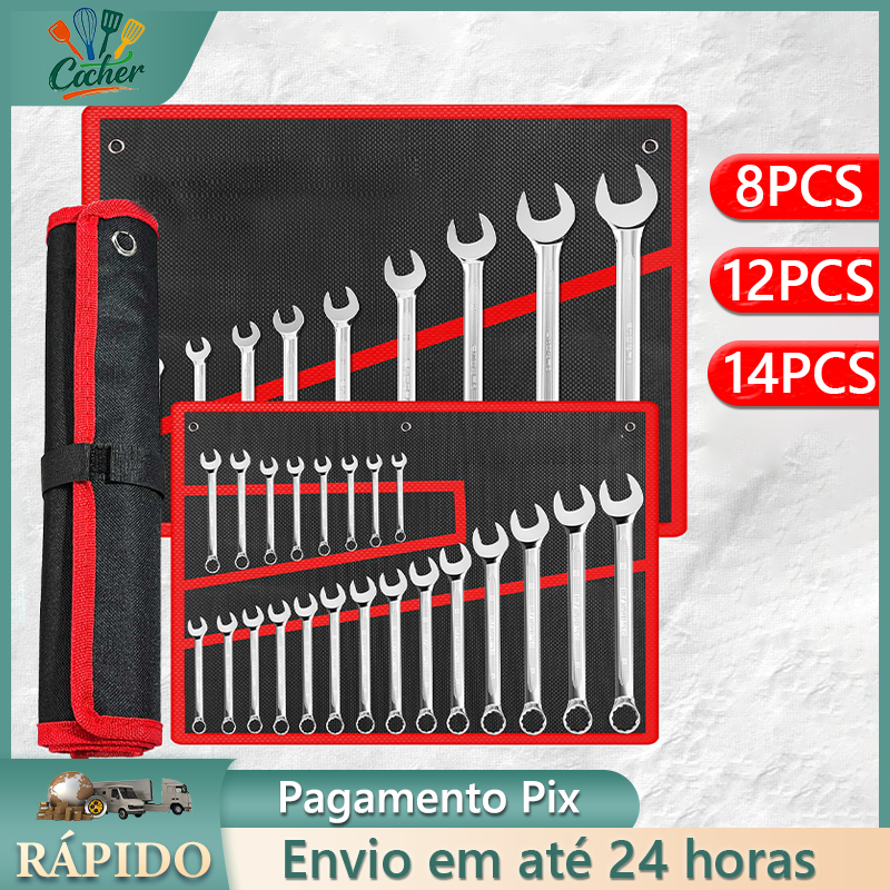 Jogo de Chave Combinada 14 Peças Profissional | Avaliação
